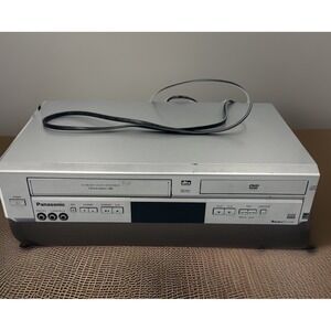 Panasonic PV-D4744S DVD VCR Combo Player No Remote Tested Works Silver